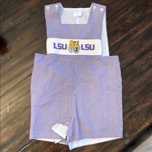 Smocked LSU bubble